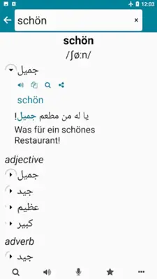 Arabic - German android App screenshot 6